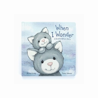 Jellycat When I Wonder and Bashful Grey Kitty Medium UK | 28950UNMK